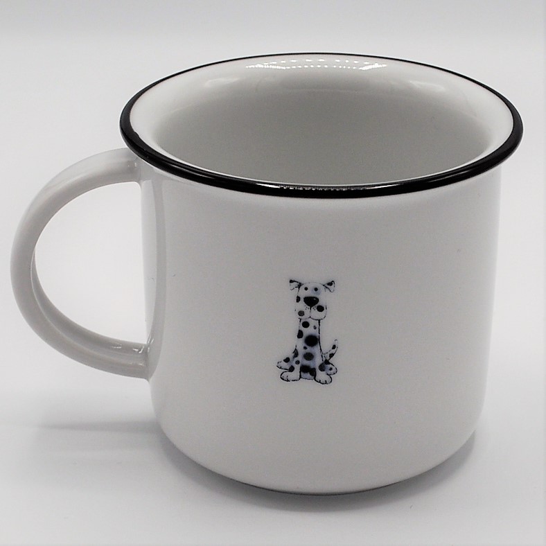 Porcelánový hrnek Pejsek Flek a tenisák 250ml