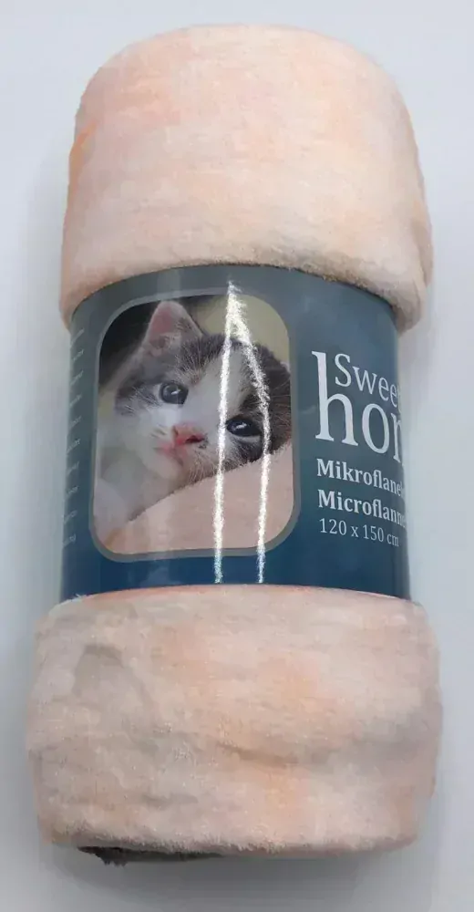 Deka mikroplyšová Kočka 120x150 cm