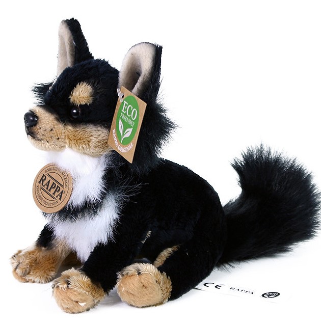 Plyšový pejsek Čivava sedící 16 cm