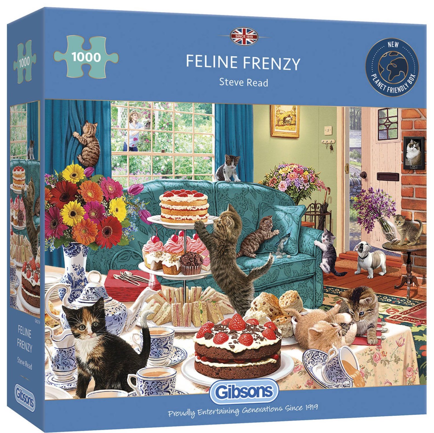 Puzzle GIBSONS Koťata a sladkosti  1000 dílků