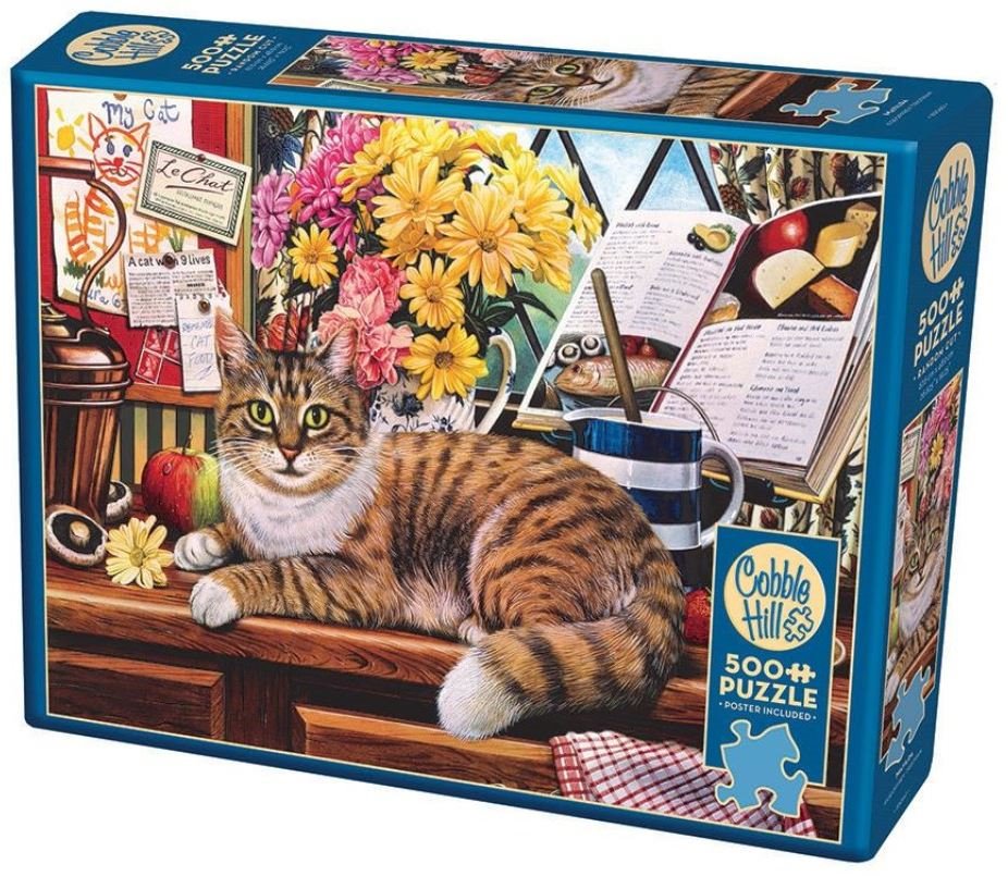 Puzzle COBBLE HILL Kočka Laura 500 dílků