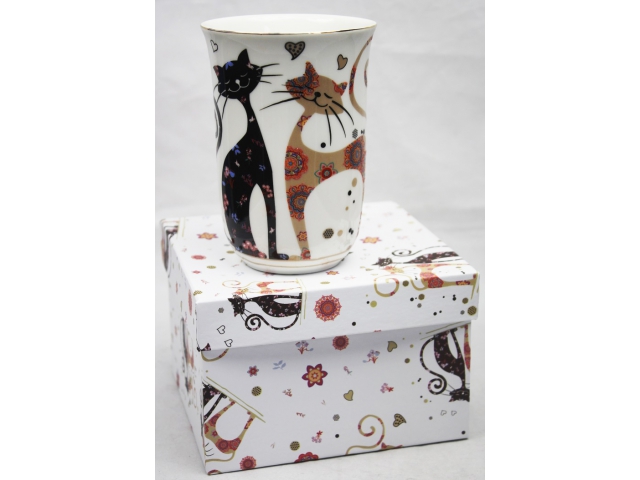 Porcelánový hrnek Královské kočky II  380 ml
