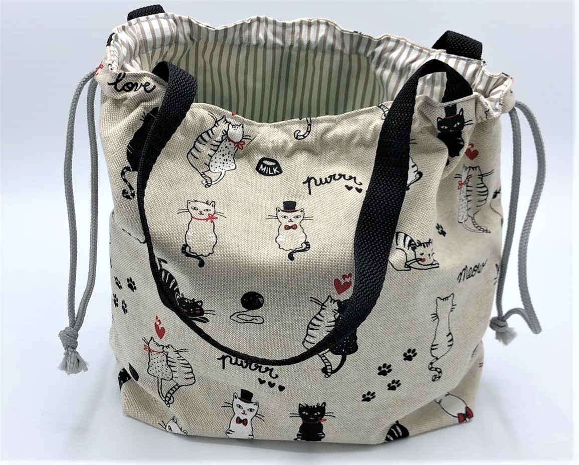 PLÁTĚNÁ TAŠKA, KABELKA KOČKY NA REŽNÉ - CZECH MADE