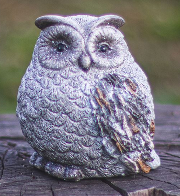 Dekorace Sova 9,2 cm