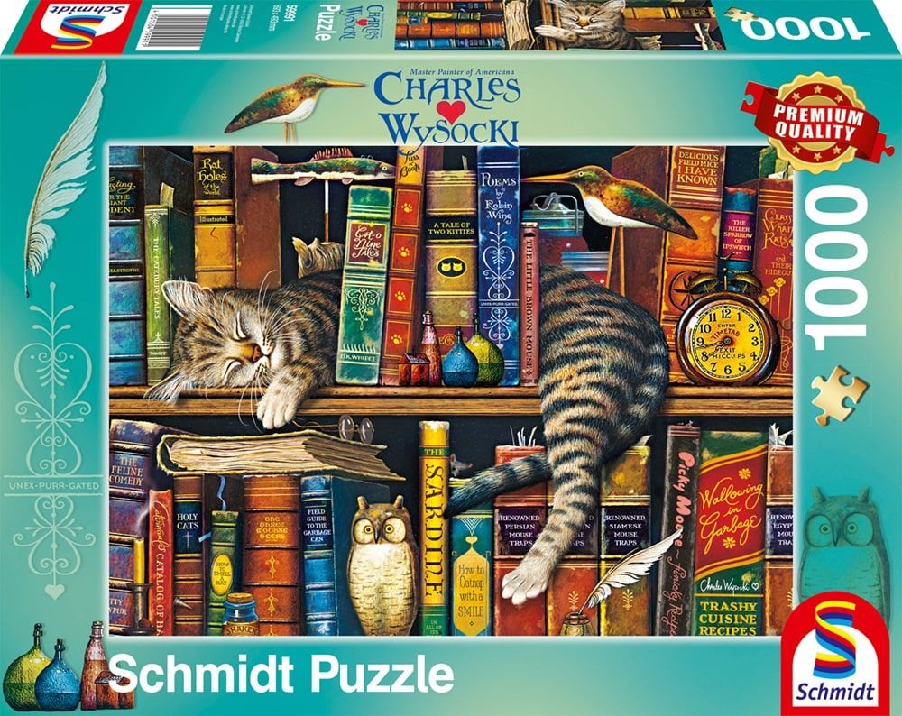 Puzzle SCHMIDT Koťata mezi klubíčky 1000 dílků