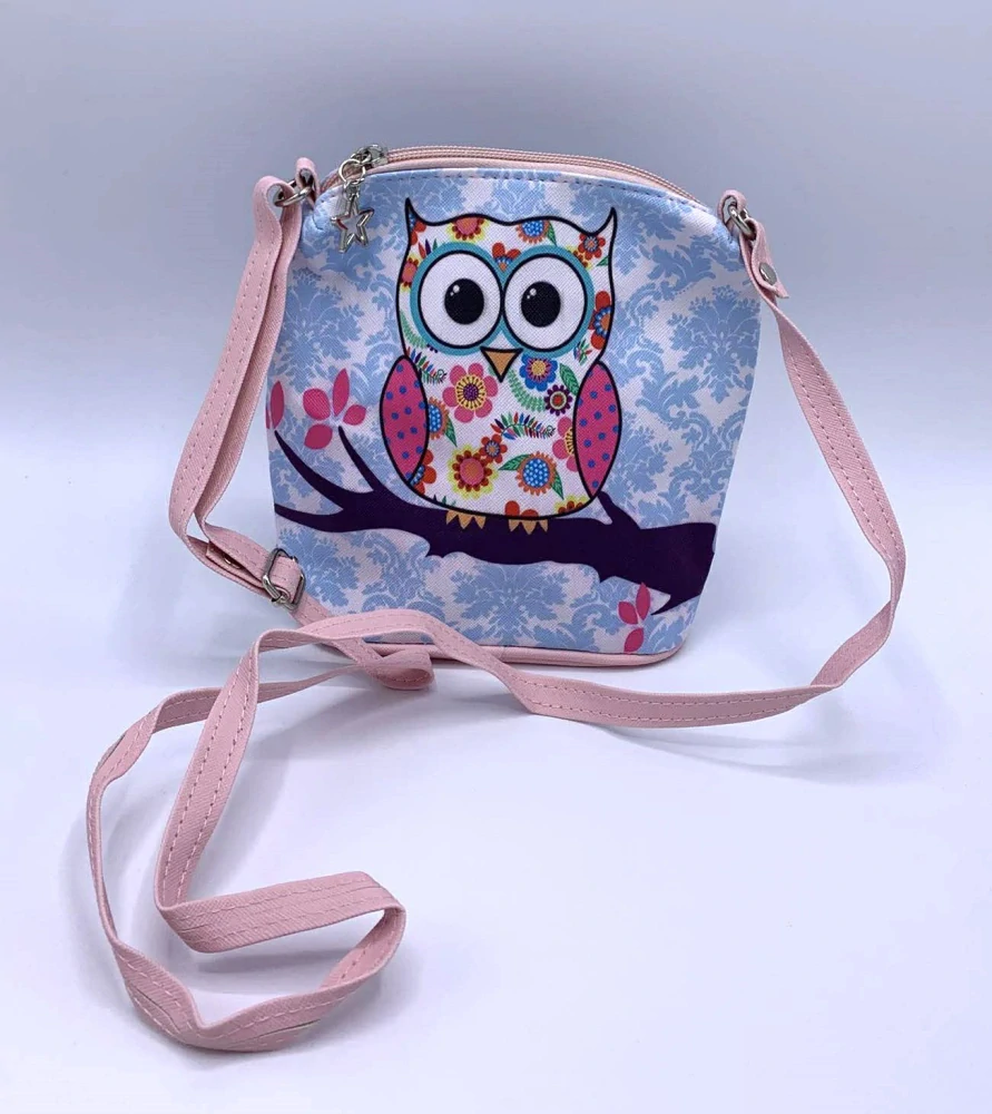 Dívčí crossbody  kabelka Sova na větvi