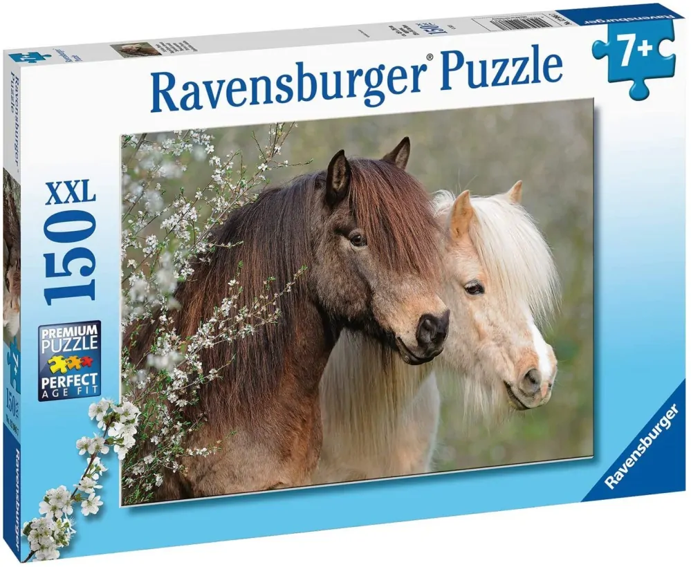 Puzzle RAVENSBURGER Zamilovaní koně 150 XXL dílků