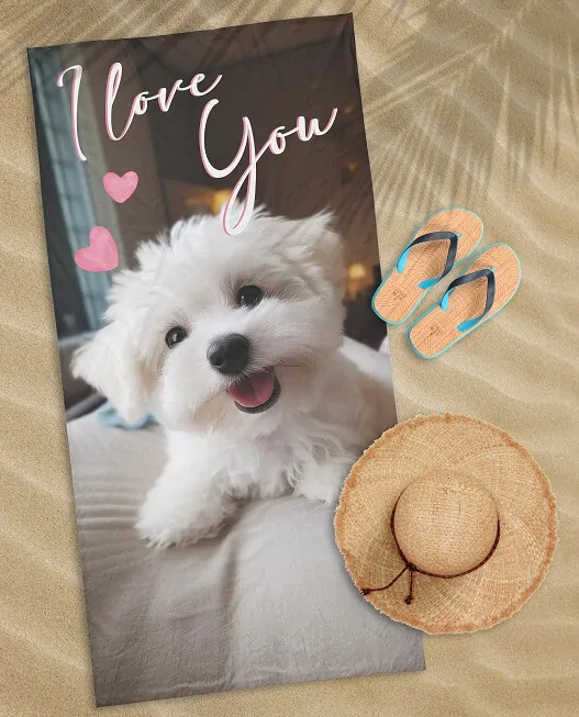 Osuška Pejsek 70x140 cm