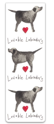 Záložka magnetická pejsci- klip Labradors