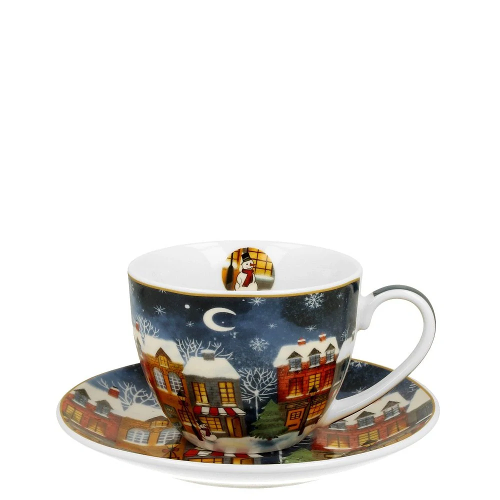 Porcelánový šálek, Vánoční Městečko 250 ml