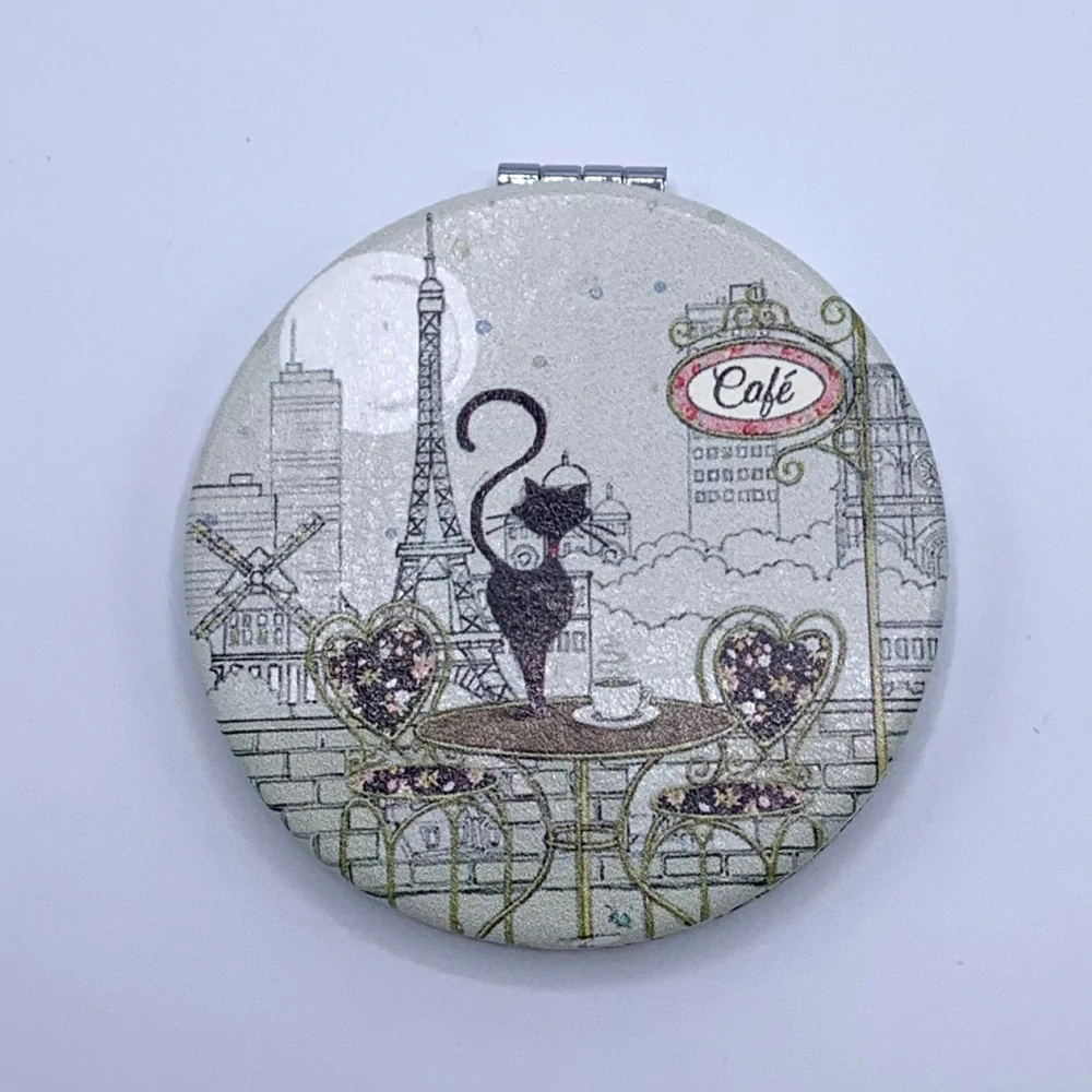 Kompaktní zrcátko Kavárenská kočka, BUG ART