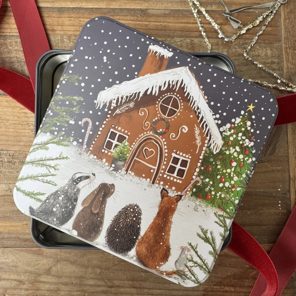 Dózička Gingerbread House 14*14 cm, Alex Clark
