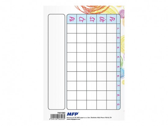 Sešit, úkolníček Kotě A6