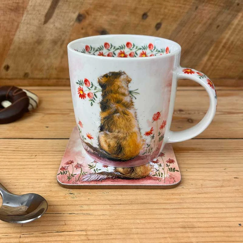 Porcelánový hrnek Goldie and flowers, Alex Clark 400ml