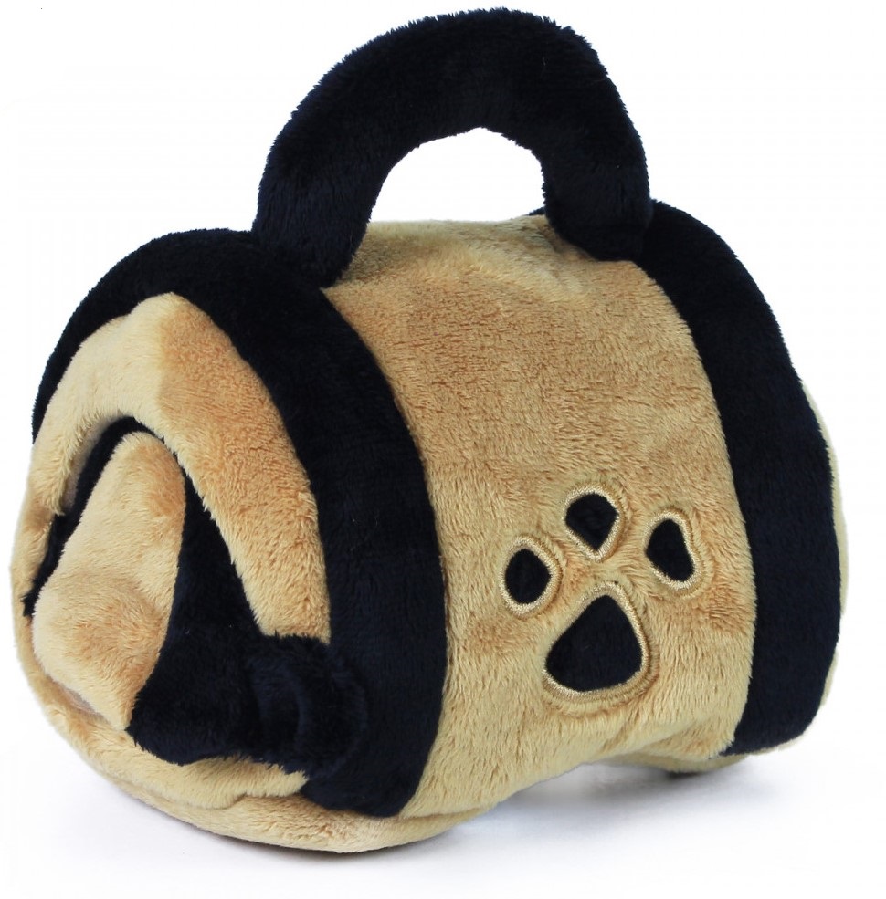 Plyšový pejsek Bernský salašnický pes s přepravkou 17 cm