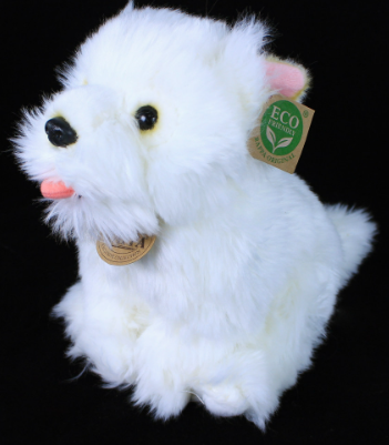 Plyšový pejsek Westík sedící 24 cm