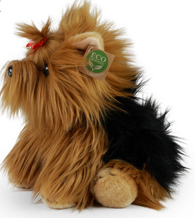 Plyšový pejsek Jorkšír sedící 27 cm