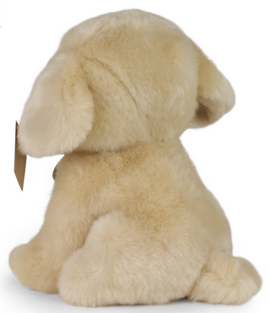 Plyšový pejsek Labrador sedící světlý 18 cm