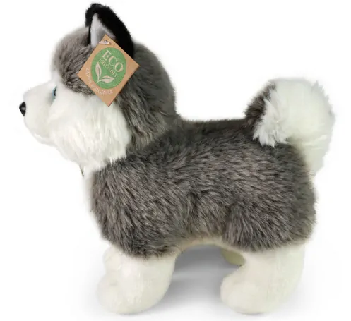 Plyšový pejsek Husky stojící 23 cm