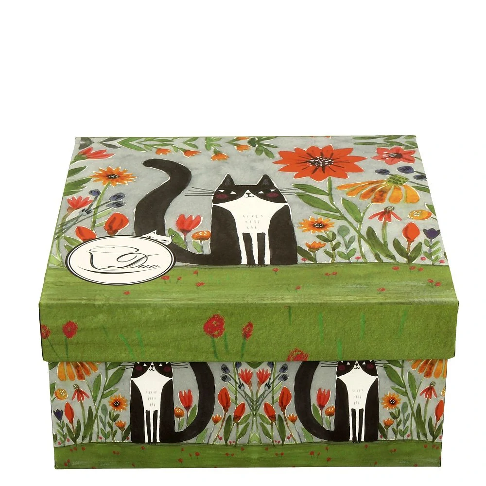 Porcelánový šálek s podšálkem, Kočka Mája 200 ml