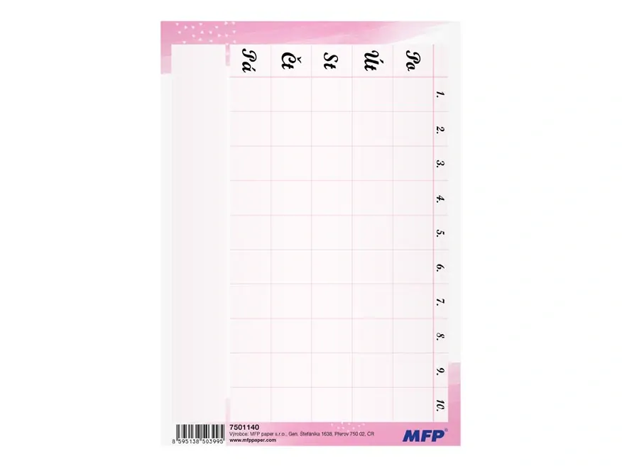 Sešit, úkolníček Mourovaté kotě A5