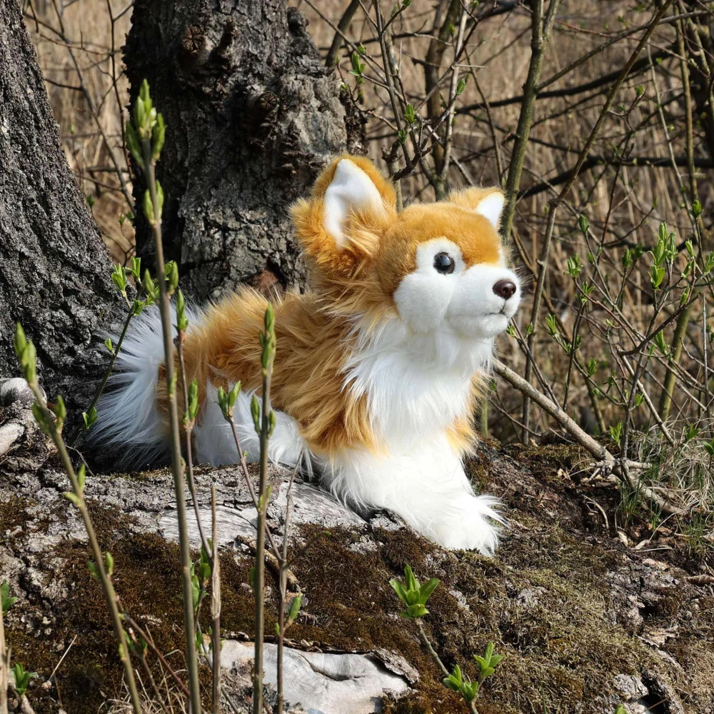 Plyšový pejsek Čivava sedící 28 cm