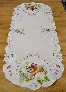 Velikonoční ubrus Zajíček I, 40x110 cm