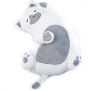 Plyšový polštář Hajánek kočka 40x25 cm