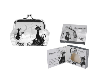 Portmonka CARMANI Kočky při měsíci