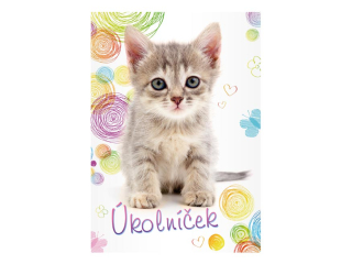 Sešit, úkolníček Kotě A5