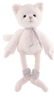 Plyšový kocour bílý BUKOWSKI DESIGN 25 cm