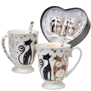 Porcelánové hrnky Královské kočky II  250 ml