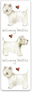 Záložka magnetická pejsci- klip Welcoming Westies