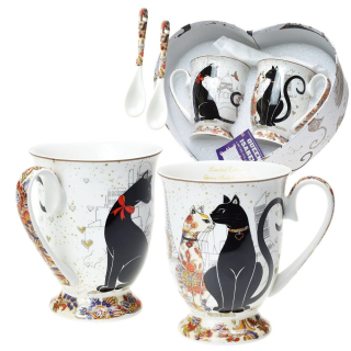 Porcelánové hrnky Královské kočky I  250 ml