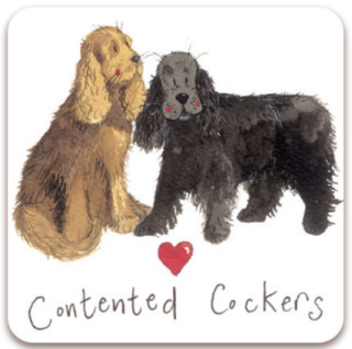 Magnetka Alex Clark Pejsci - Contented Cockers