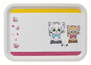 Podnos Koťata 30,5 x 21 cm