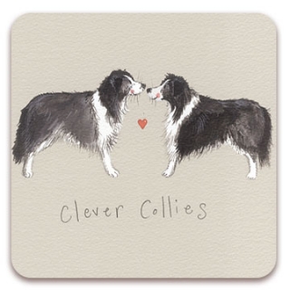 Podložka, podtácek Clever Collies, Alex Clark