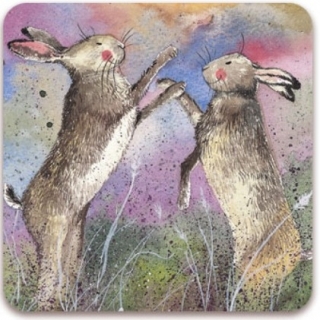 Magnetka Alex Clark Boxing hares