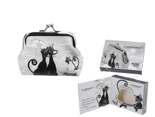 Portmonka CARMANI Kočky pod deštníkem