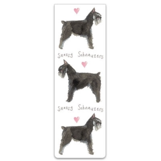 Záložka magnetická pejsci- klip Snazzy schnauzers