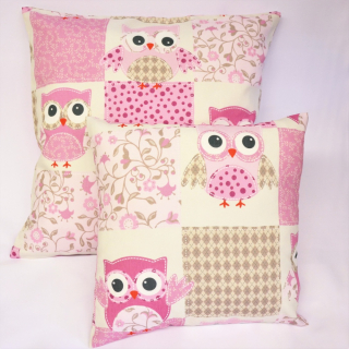 Dekorační povlak na polštář Sovičky 40*40 cm