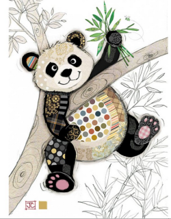 Luxusní přání BUG ART Panda