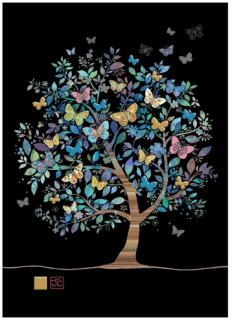 Luxusní přání BUG ART Strom plný motýlů