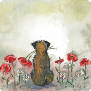 Podložka, podtácek Border and Poppies , Alex Clark