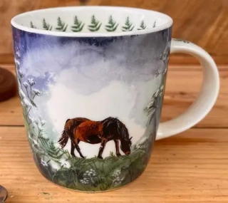 Porcelánový hrnek Horse and Cow Parsley, Alex Clark 400ml