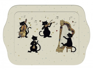 Tác, podnos BUG ART Kočičí orchestr