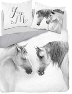 Francouzské povlečení 3D Koně You & Me