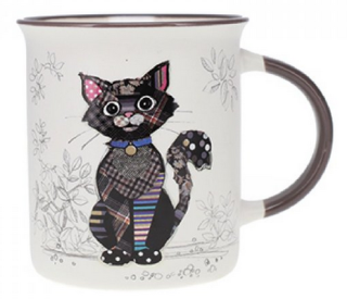 Porcelánový hrnek BUG ART, Kocour s rolničkou 320 ml