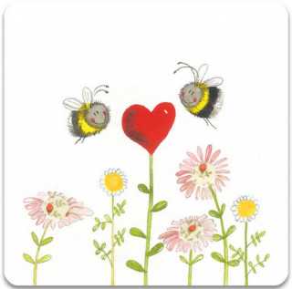 Magnetka Bees and Heart, Včelka od Alex Clark