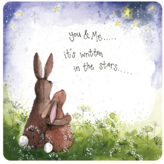 Podložka, podtácek You & Me..., zajíčci od Alex Clark